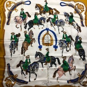 Vintage Hermès Silk Scarf “Reprise”